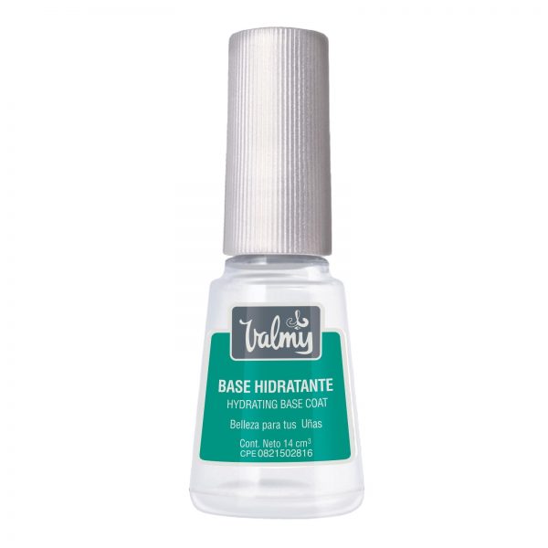 Valmy Base Hidratante para Uñas con Keratina y Vitamina E – Tratamiento de Esmalte Protector y Fortalecedor (14 ml)