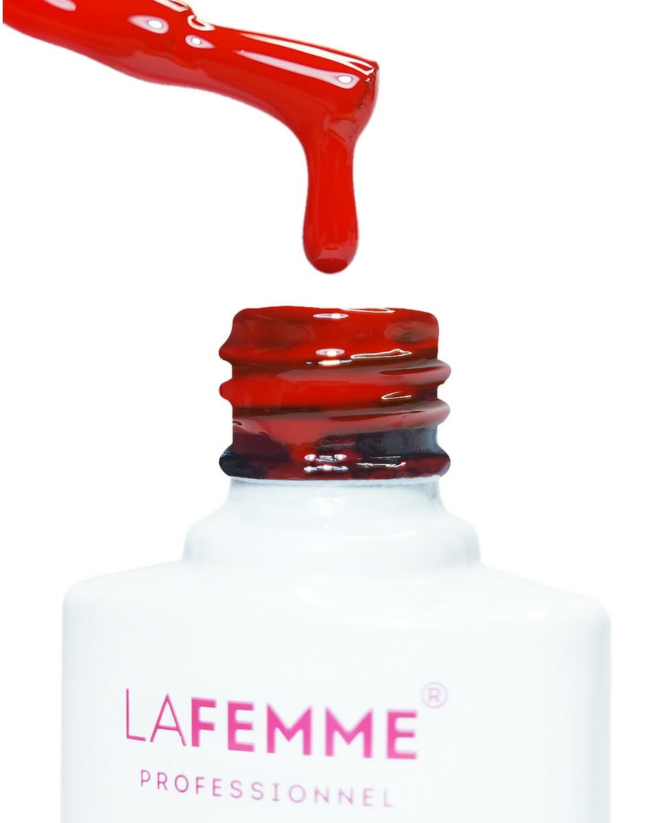 Esmalte en gel UV y LED 8g – H178_Rojo elegante