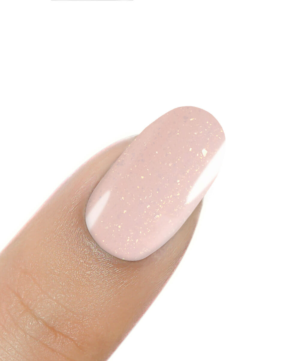 Rubber Base UV&LED 8g – R004_Glitter Peach