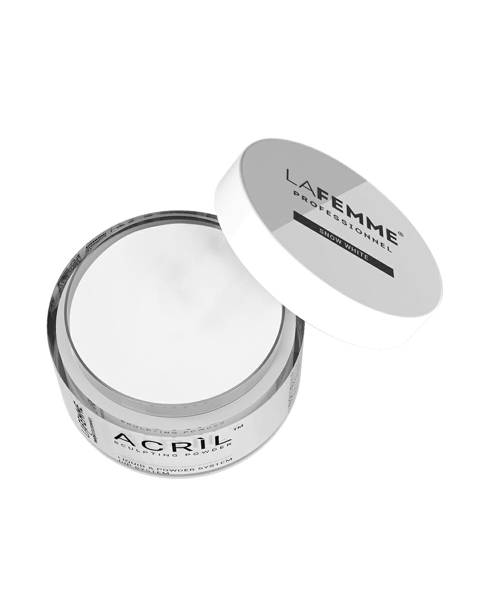 Acrìlico™ Sculpting Powder 60gr – Snow White (bianco neve)