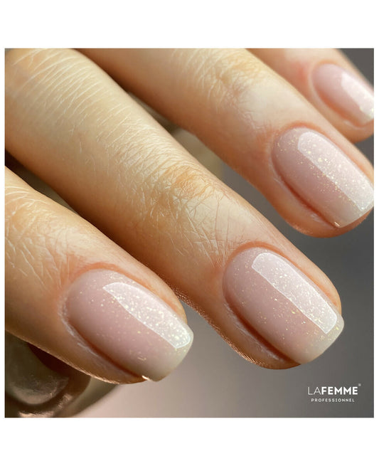 Rubber Base UV&LED 8g – R004_Glitter Peach