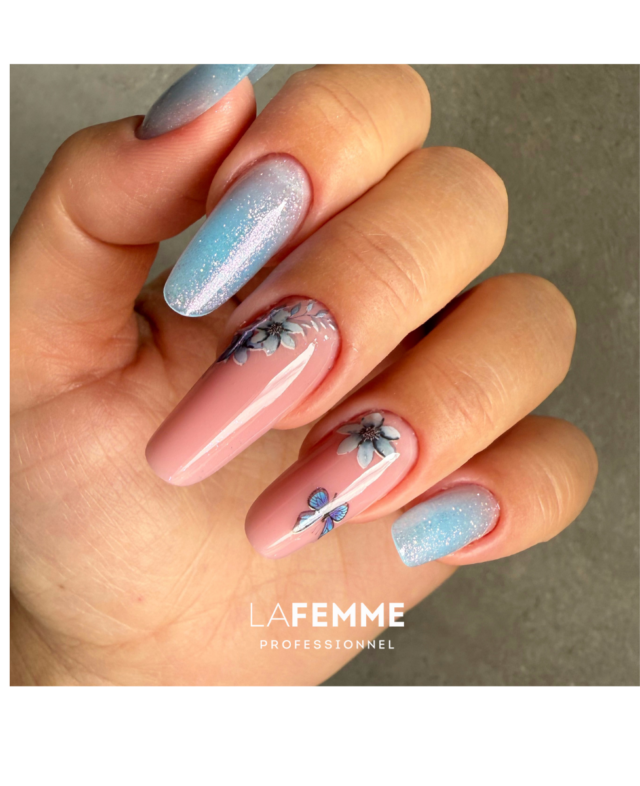 Spheric™ Acrylic Gel 30gr – Pastel Blue Glitter – Fantasy