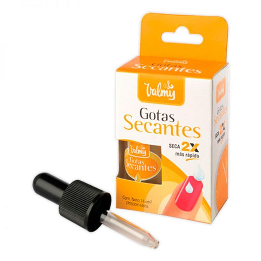 Valmy Gotas Secantes para Esmalte – Secado 2X más rápido (14 ml)