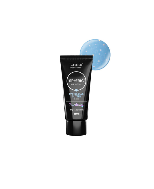 Spheric™ Acrylic Gel 30gr – Pastel Blue Glitter – Fantasy