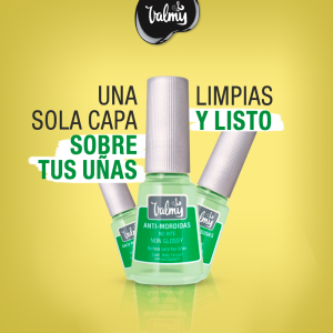 Tratamiento de uñas Anti mordidas Valmy – Detiene la mordedura de cutículas y succión del pulgar – Sin Brillo (14 ml)