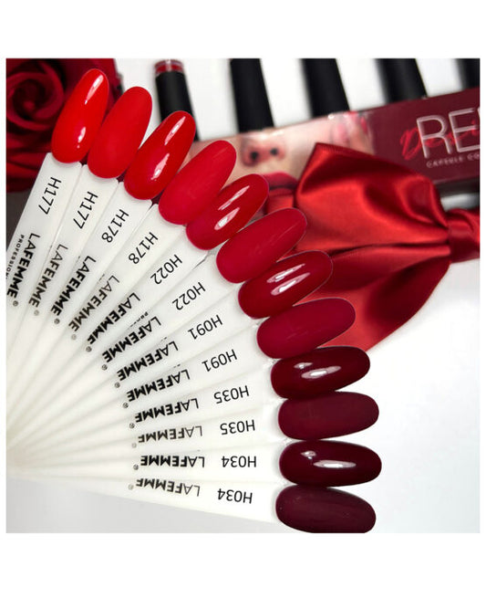 Esmalte en gel UV y LED 8 g – H035_Red Mischief