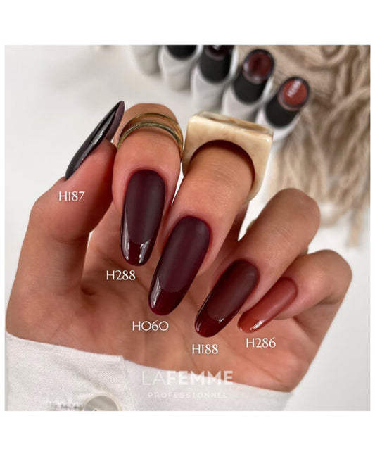 Esmalte en gel UV y LED 8g – H060_Rojo Imperial