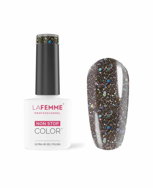 Esmalte Gel Polish UV&LED 8gr – H135_Glitter Grey
