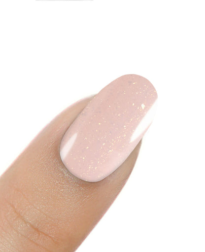 Rubber Base UV&LED 8g – R004_Glitter Peach