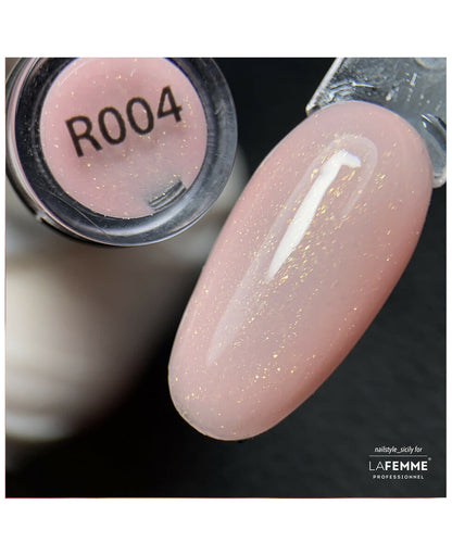 Rubber Base UV&LED 8g – R004_Glitter Peach