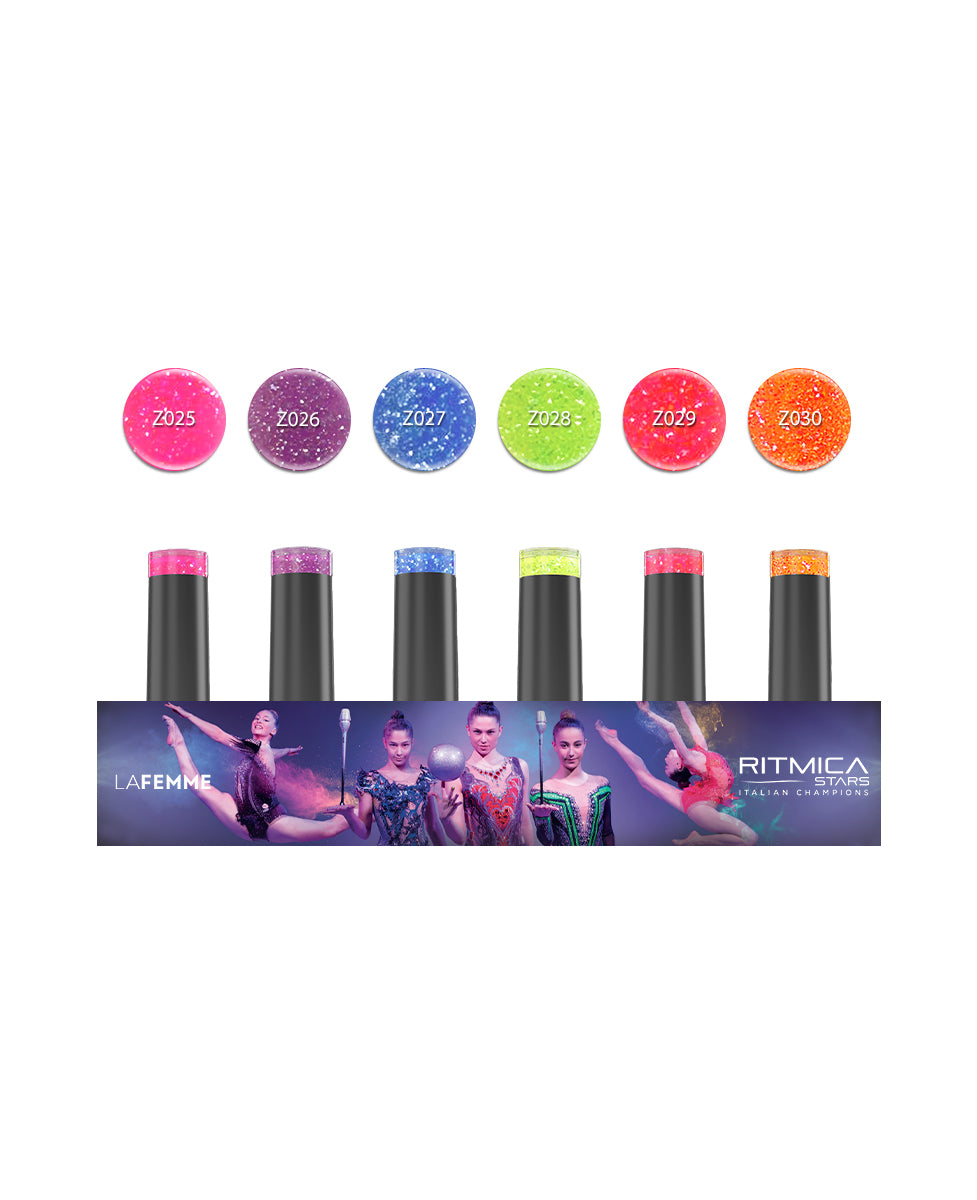 Kit “Ritmica Stars” Non Stop Color™ UV&LED for the Italian Champions – 6pz