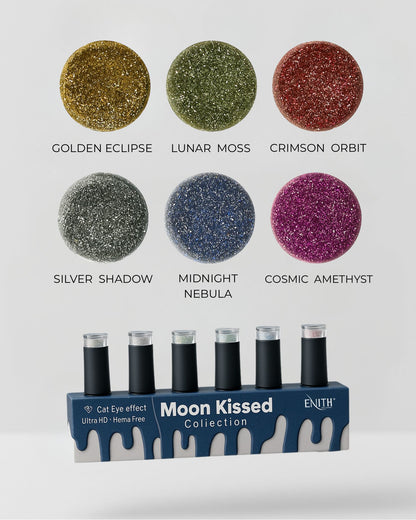 KIT ESMALTE GEL UV/LED 6 UNID 10G CAT EYE -ENITH