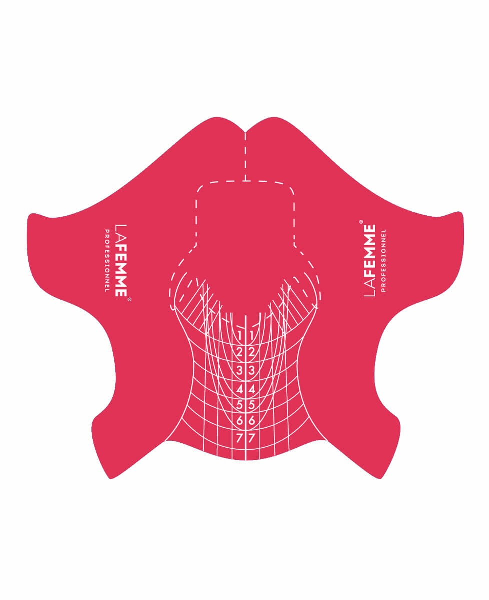 MOLDES NAILS FORM ROSA 500PCS-LA FEMME