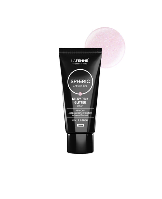 Spheric™ Acrylic Gel 60gr – Milky Pink Glitter